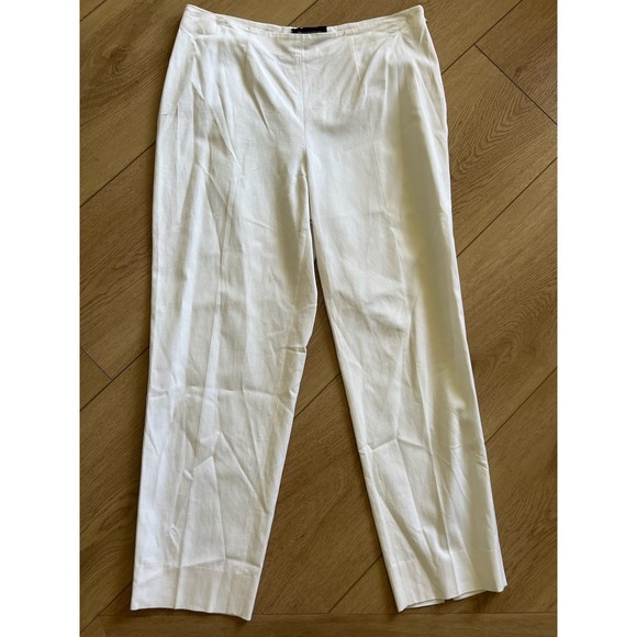 Piazza Sempione High-Rise Straight Leg Trousers - White, Formal, Career‎ - Picture 2 of 8
